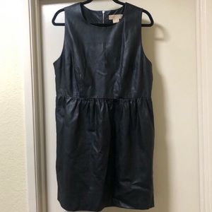 Michael Kors Faux Leather Dress